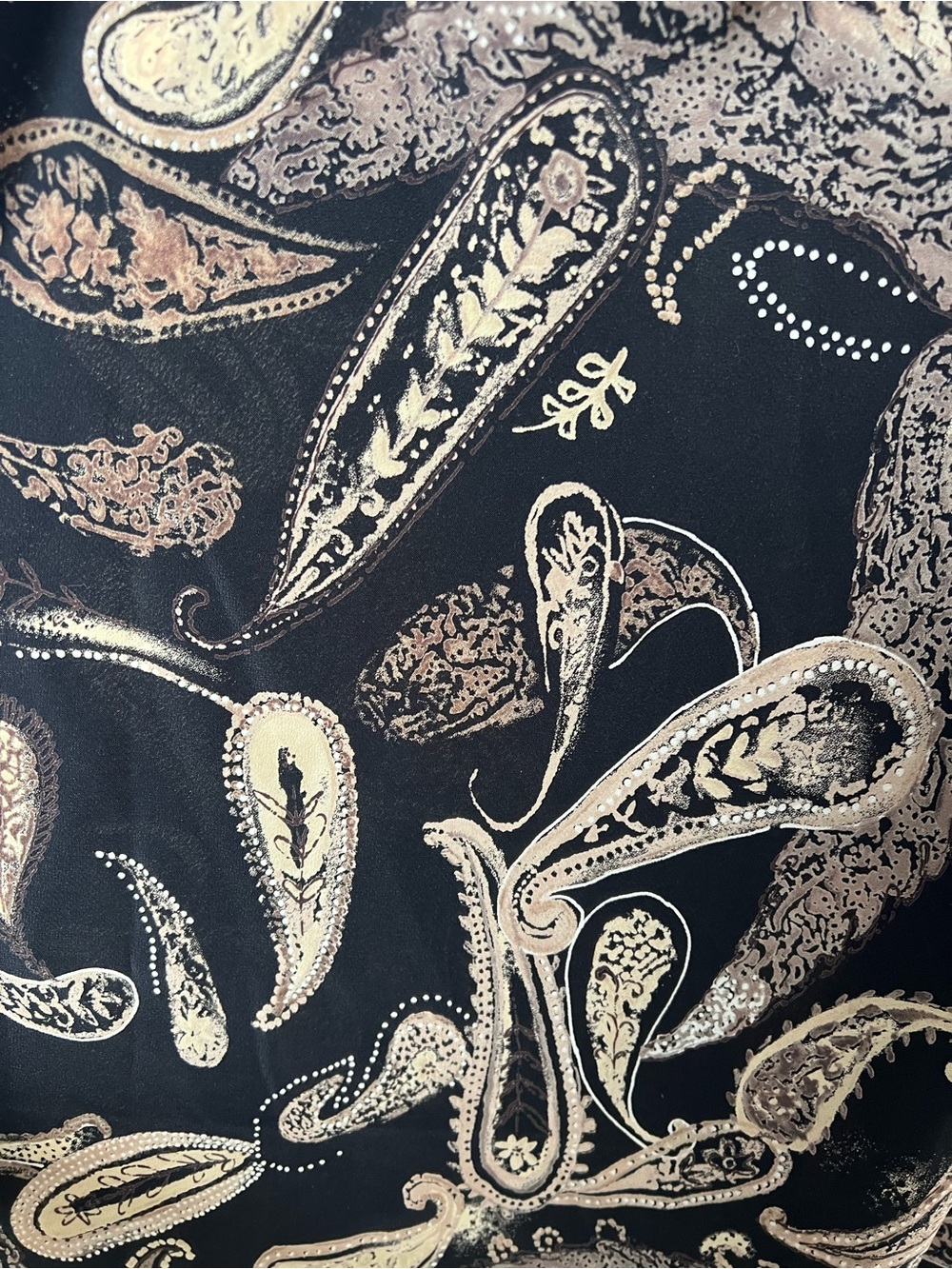 Vintage 90s Express World Brand Paisley Babydoll Slip Dress 9/10 - Picture 9 of 10